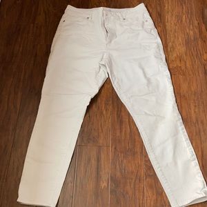 Loft Curvy High Waist Skinny Ankle Pants